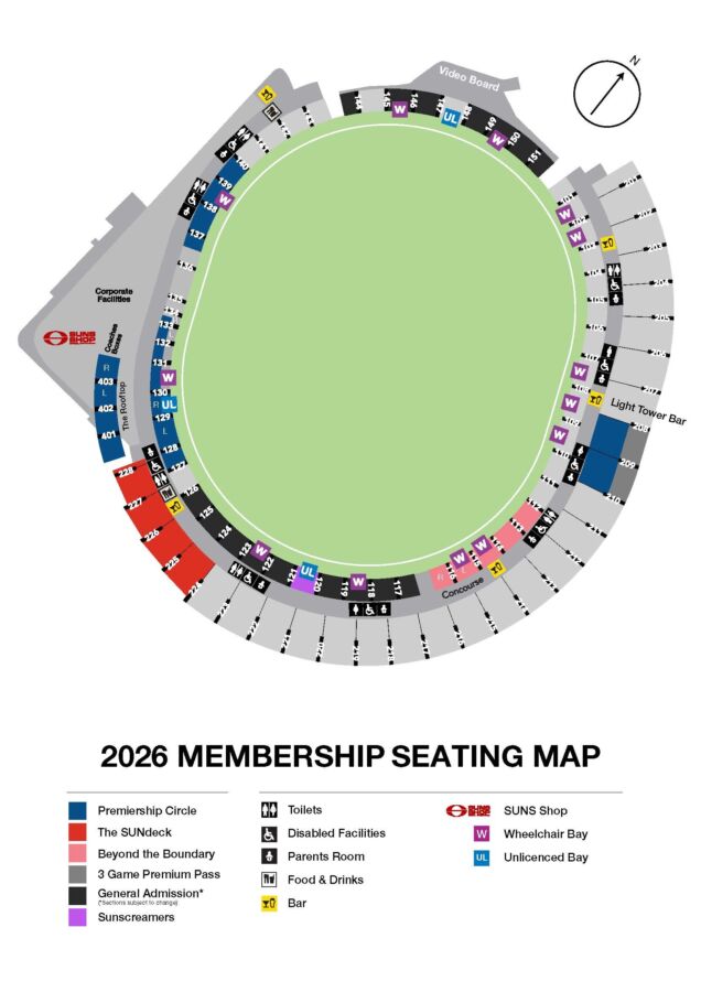 TICK26 002 Membership Seating Stadium Map 2026 V1 1